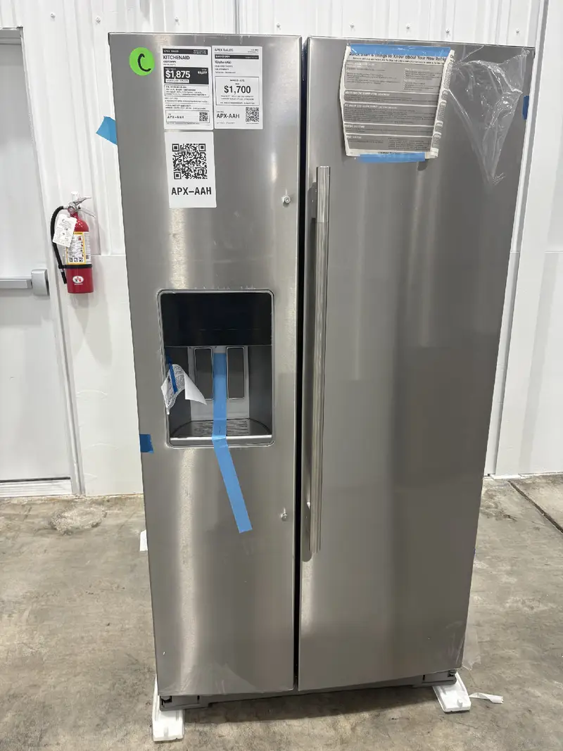 APX-AAH — KitchenAid KRSF536RPS Refrigerator, Stainless Steel, front — Columbia