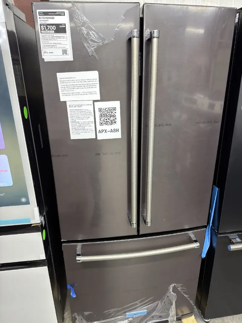 APX-A8H — KitchenAid KRFF300EBS06 Refrigerator, Fingerprint Resistant Stainless Steel, front — Jefferson City