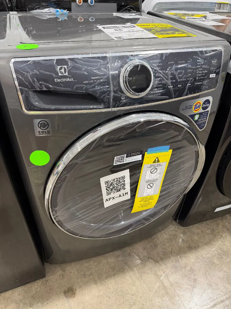 APX-A1M — Electrolux ELFW7637AT Front Load Washer, Titanium, front — Columbia