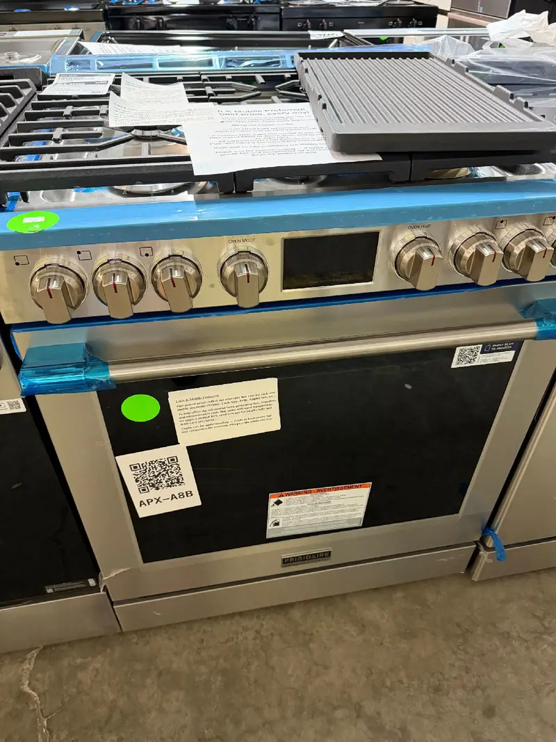 APX-A8B — Frigidaire Professional PCFG3080AFF Gas Range, Stainless Steel, front — Jefferson City