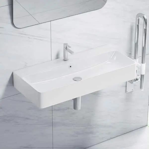 APX-ARN — Eridanus ERI-WB-105K Sinks, Crisp White, front — Jefferson City