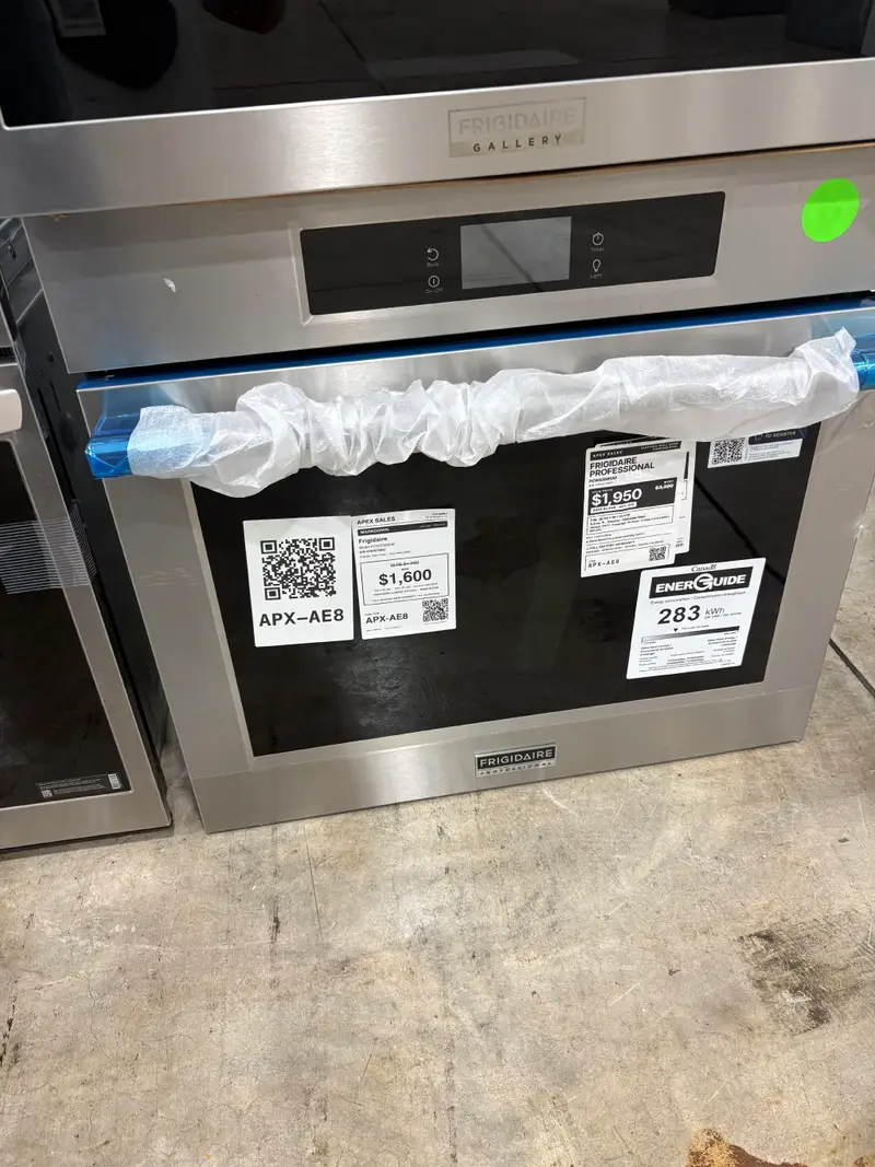 APX-AE8 — Frigidaire PCWS3085AF Electric Wall Oven, Stainless Steel, front — Columbia