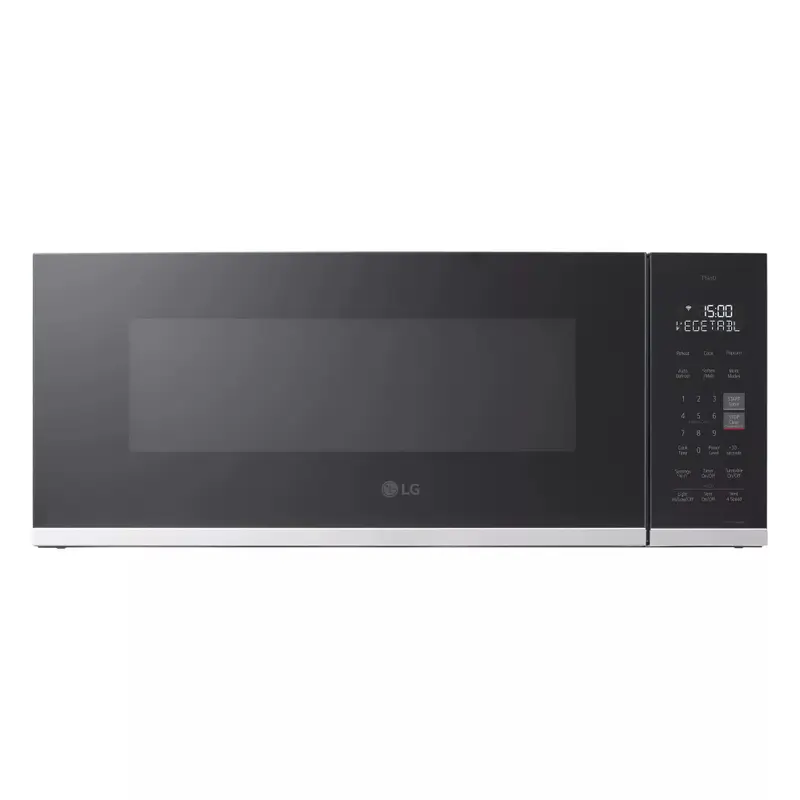APX-AHE — LG MVEF1323F Over-the-Range Microwave, Fingerprint Resistant Stainless Steel, front — Jefferson City