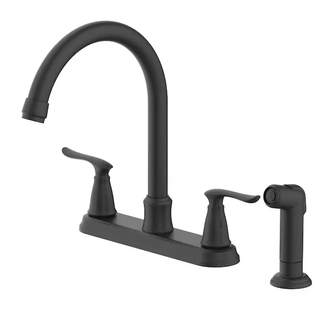 APX-AR4 — Project Source F8FA0066BL Faucets, Matte Black, front — Jefferson City