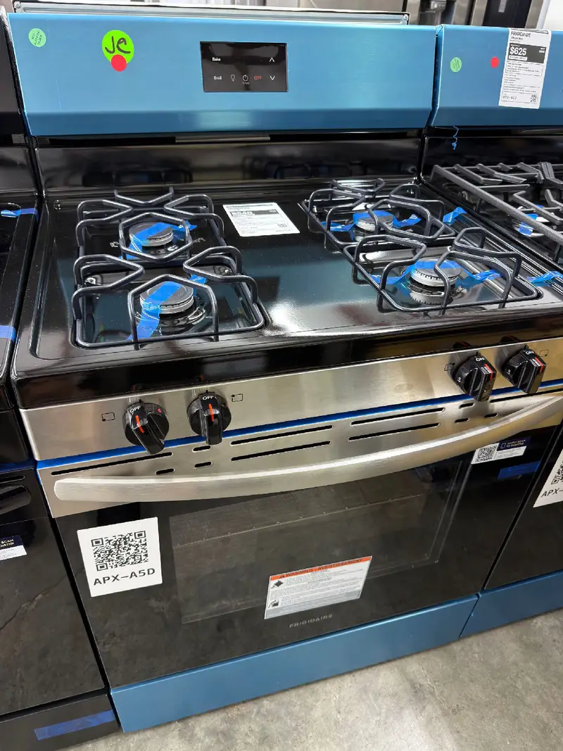 APX-A5D — Frigidaire FCRG3051BS Gas Range, Stainless Steel, front — Jefferson City