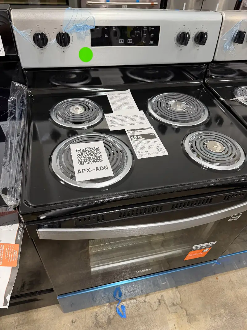APX-ADN — Whirlpool WFC315S0JS Electric Range, Stainless Steel, front — Jefferson City