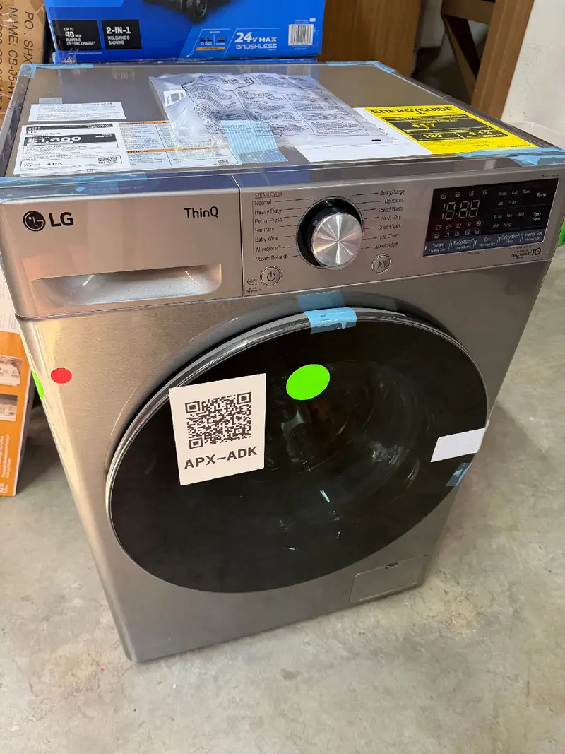 APX-ADK — LG WM3555HVA / 01 All-in-One Washer/Dryer (Ventless), Graphite Steel, front — Jefferson City